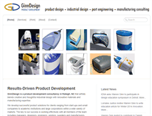 Tablet Screenshot of ginndesignllc.com